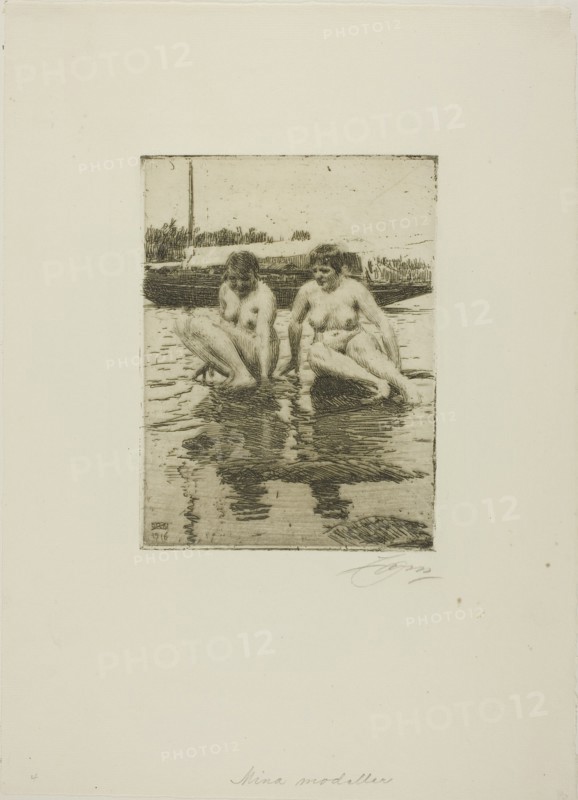 My Models, 1916. Creator: Anders Leonard Zorn.