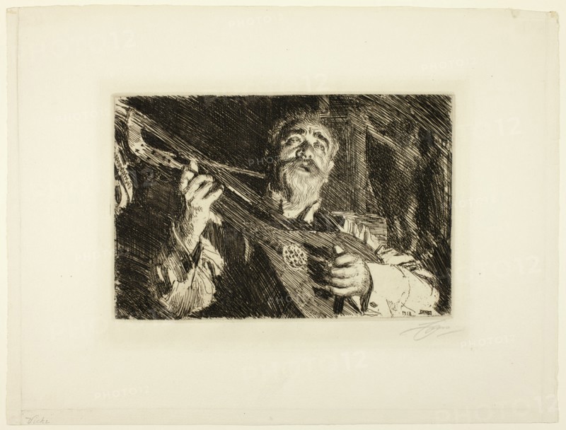 Vicke, 1918. Creator: Anders Leonard Zorn.