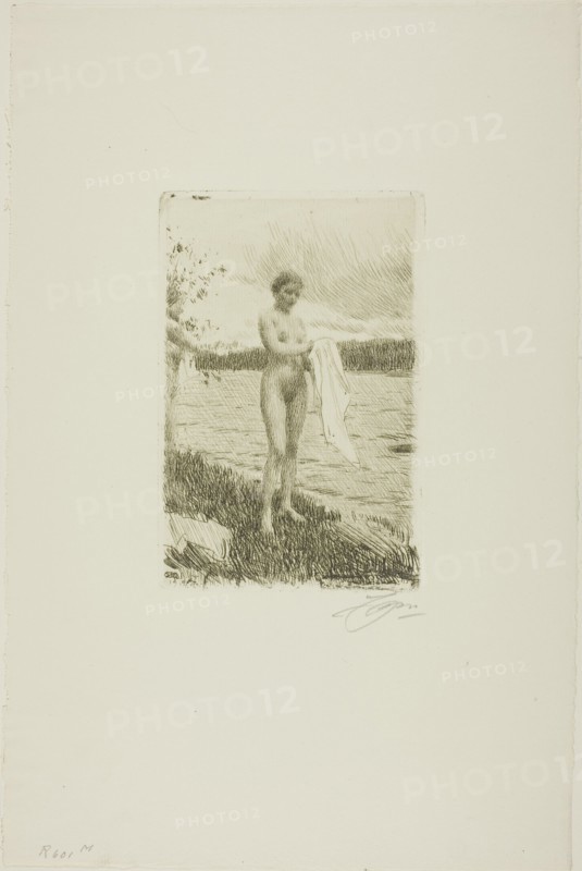 Dal River, 1919. Creator: Anders Leonard Zorn.