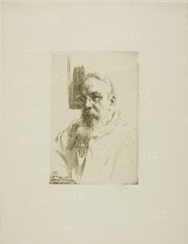 Professor John Berg, 1912. Creator: Anders Leonard Zorn.