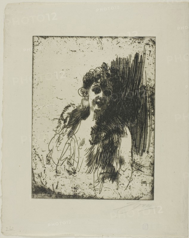 Mrs. Cotton II, 1901. Creator: Anders Leonard Zorn.