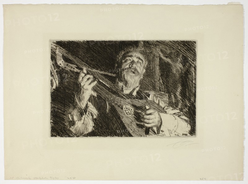 Vicke, 1918. Creator: Anders Leonard Zorn.