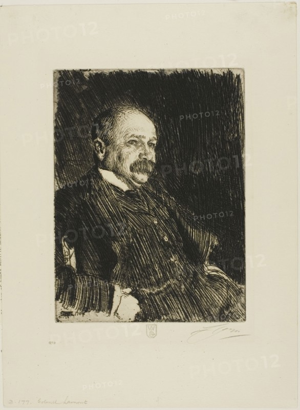 Colonel Lamont III (Bust), 1904. Creator: Anders Leonard Zorn.