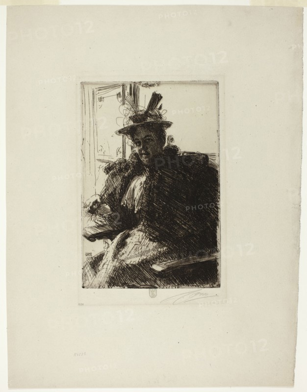 Mrs. Armour, 1894. Creator: Anders Leonard Zorn.