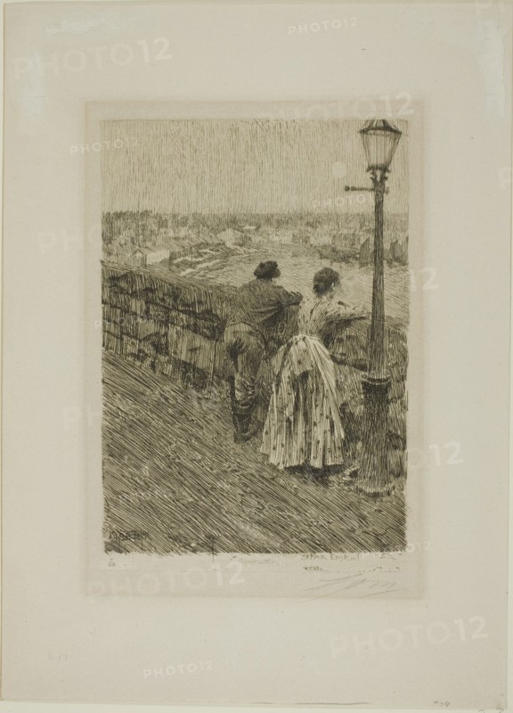 Fisherman at Saint Ives, 1891. Creator: Anders Leonard Zorn.