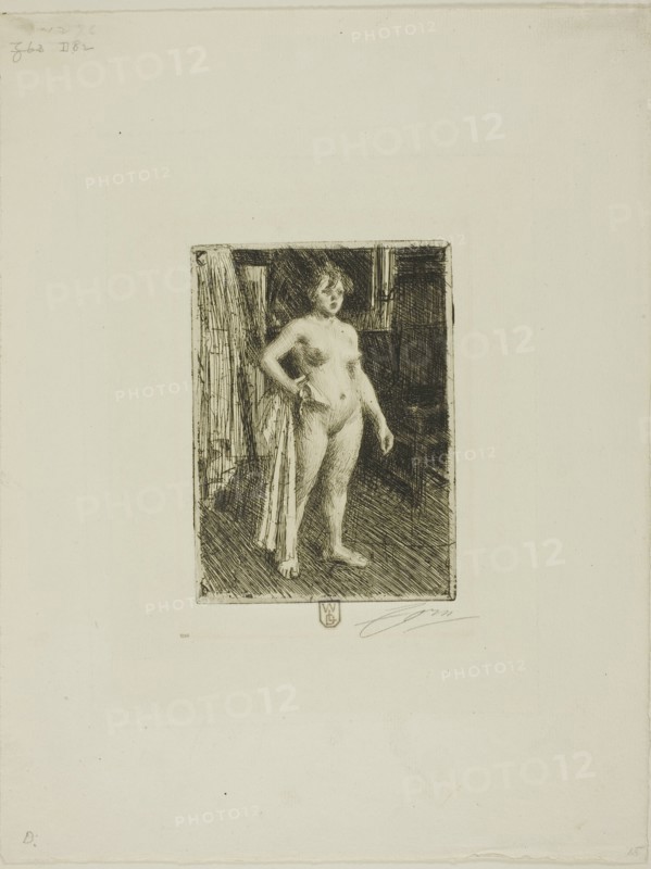 Venus de la Villette, 1893. Creator: Anders Leonard Zorn.