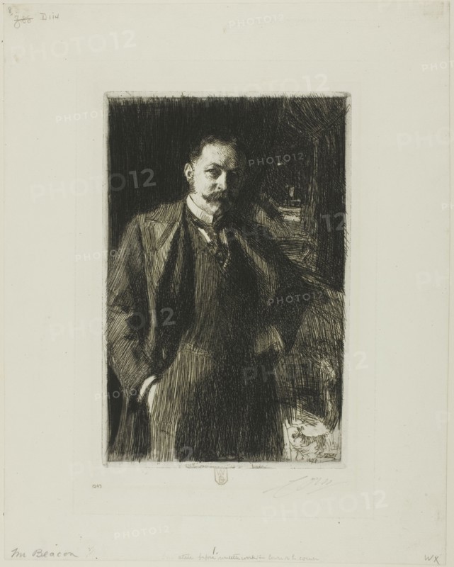 E. R. Bacon, 1897. Creator: Anders Leonard Zorn.