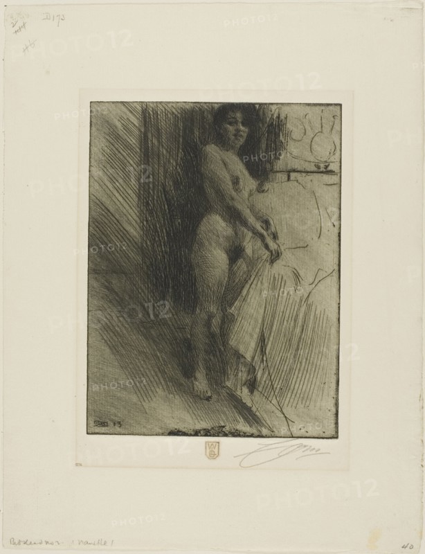 Nanette, 1903. Creator: Anders Leonard Zorn.