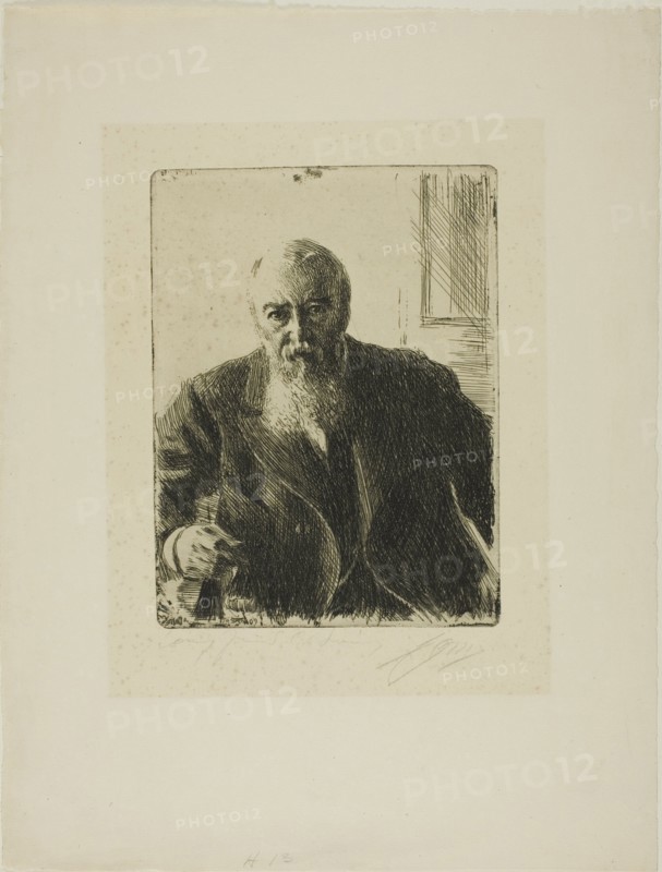 C. F. Liljevalch, 1909. Creator: Anders Leonard Zorn.