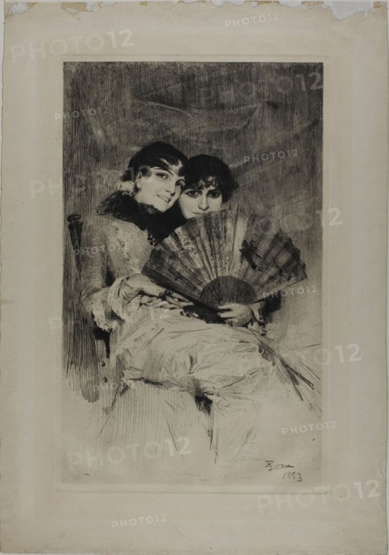The Cousins, 1883. Creator: Anders Leonard Zorn.