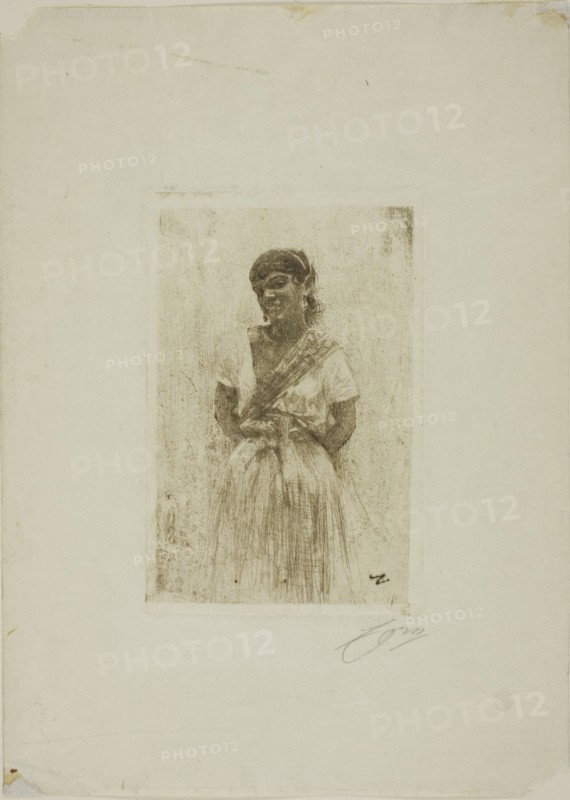 Pepita, 1883. Creator: Anders Leonard Zorn.
