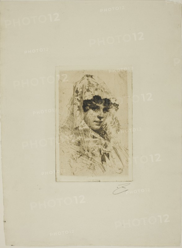Spanish Woman, 1884. Creator: Anders Leonard Zorn.