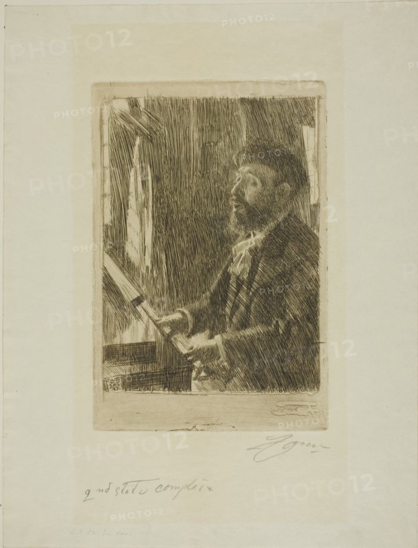 J.B. Faure, 1891. Creator: Anders Leonard Zorn.
