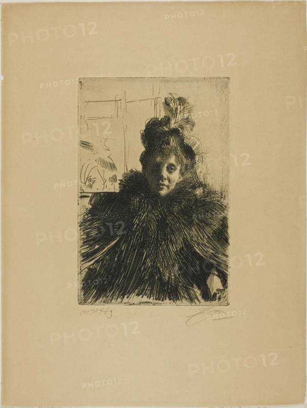 Gerda Hagborg III, 1896. Creator: Anders Leonard Zorn.