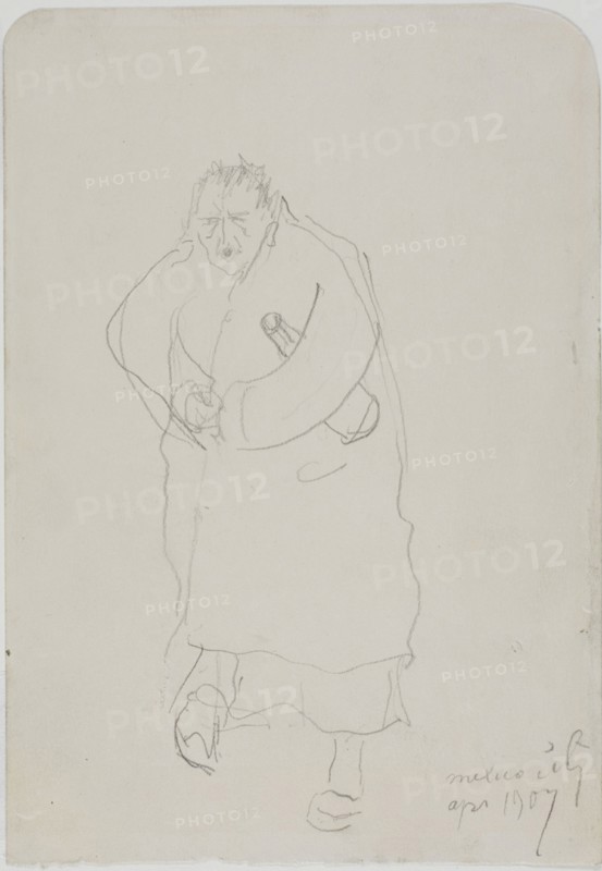 Self-Portrait, 1907. Creator: Anders Leonard Zorn.