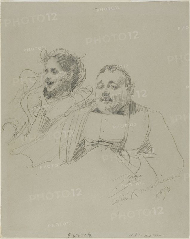 Mr. and Mrs. Raymond Johnson, 1893. Creator: Anders Leonard Zorn.