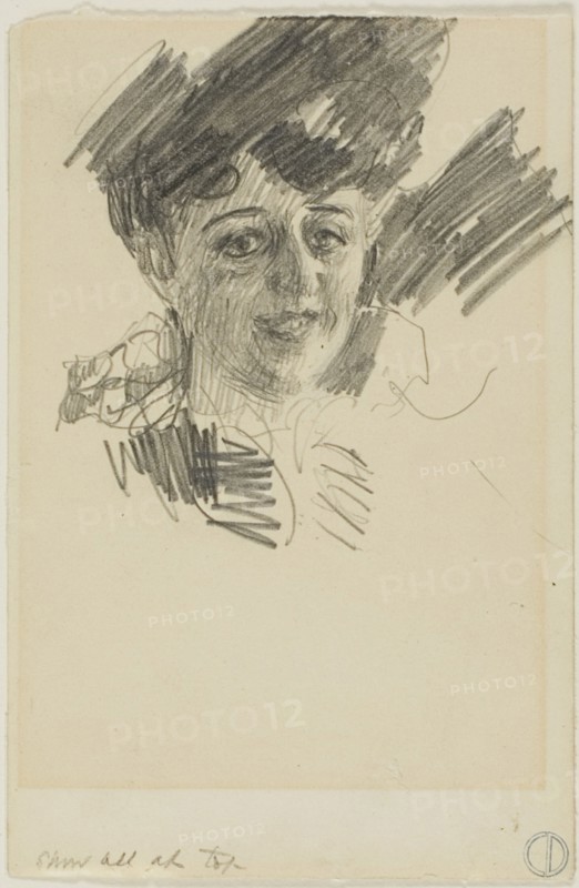 Head of a Woman, n.d. Creator: Anders Leonard Zorn.