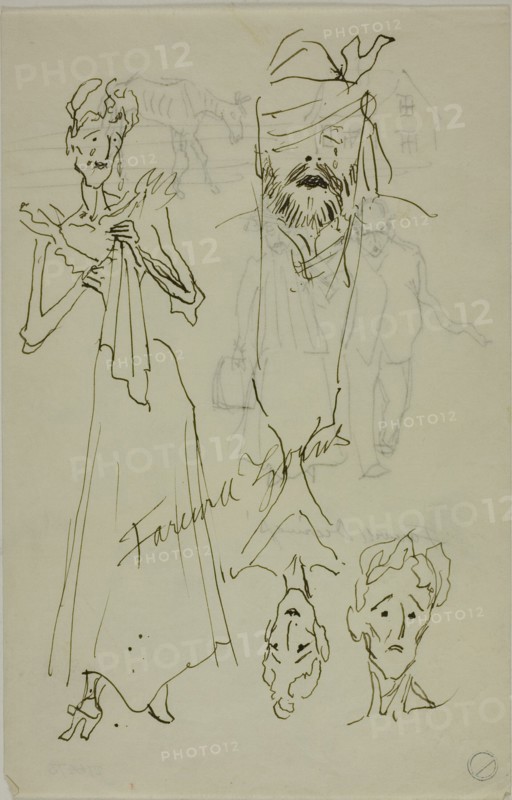 Farewell Zorns (recto); Farewell Deerings (verso), 1880/1920. Creator: Anders Leonard Zorn.