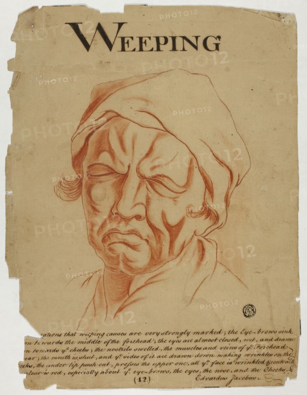 Weeping, after 1698. Creator: Eduardus Jacobus.