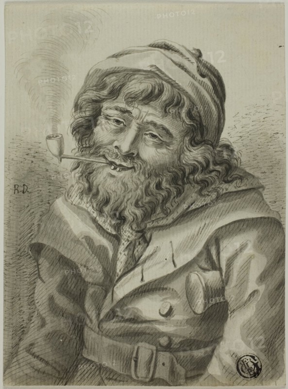 Smoking Sea Captain, n.d. Creator: Unknown.