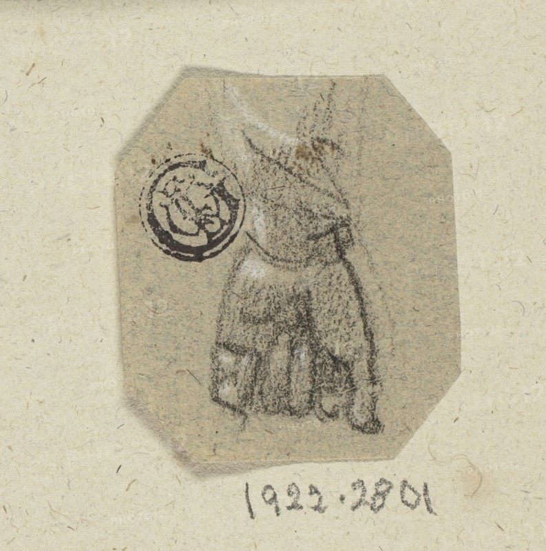 Clenched Left Hand, n.d. Creator: Unknown.