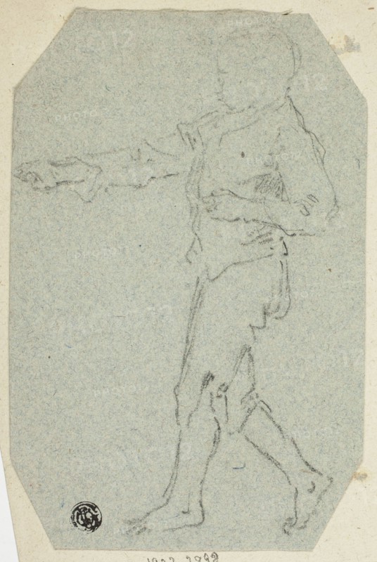 Boy Walking in Profile, n.d. Creator: Unknown.