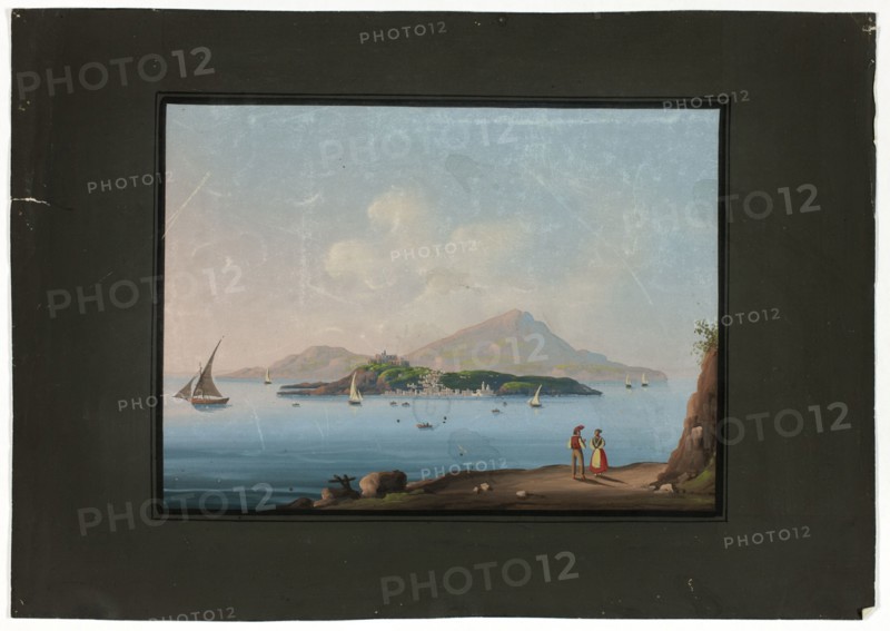 Naples with Vesuvius, n.d. Creator: Unknown.