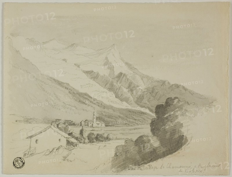 View of the Village of Chamonix, and the Bossons Glacier, n.d. Creator: Unknown.