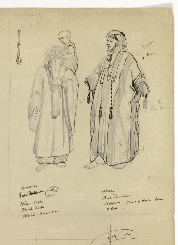 Arabic Man, Woman and Child, n.d. Creator: Unknown.