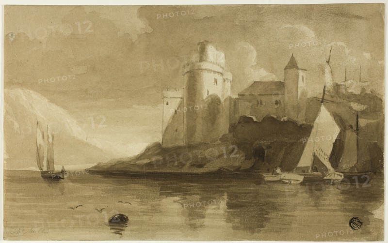 Castle on Lake, n.d. Creator: Unknown.