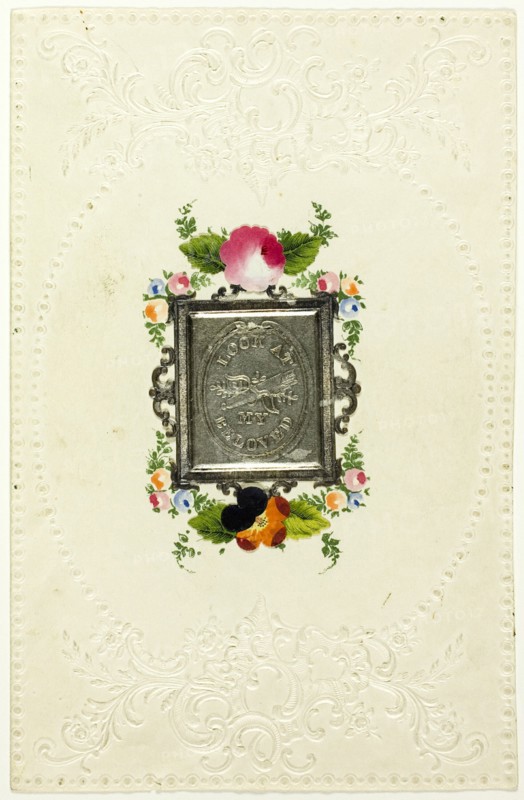 Look at My Beloved (valentine), 1850/59. Creator: Unknown.