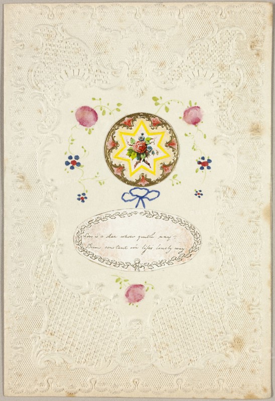 Love is a Star (Valentine), c.1840. Creator: Unknown.
