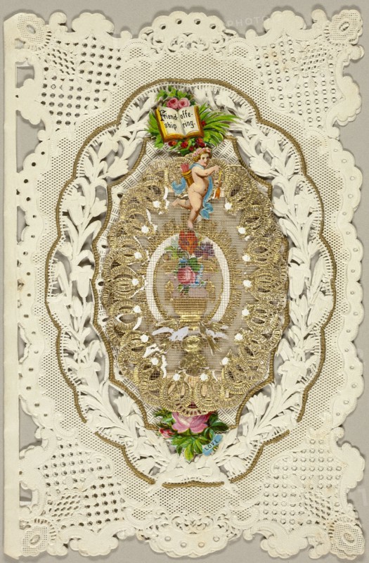 Friendship Offering (valentine), c.1850. Creator: Unknown.