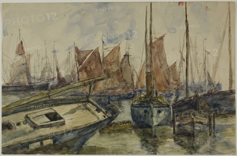 Ships in Port, n.d. Creator: Unknown.