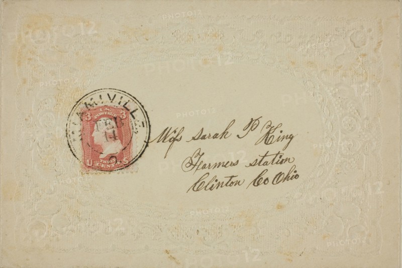 Valentine envelope, n.d. Creator: Unknown.