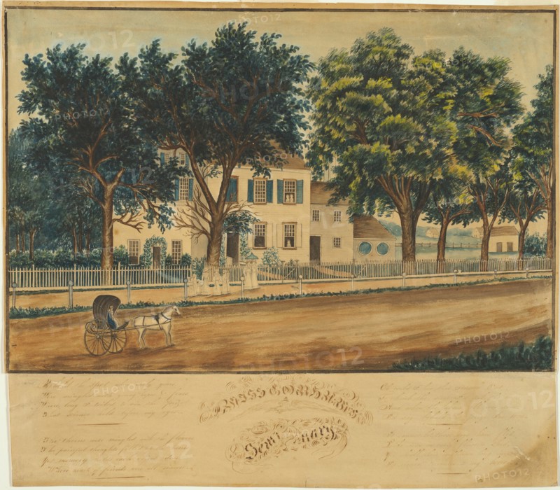 Miss Gorham's Seminary, 1820/29. Creator: Unknown.