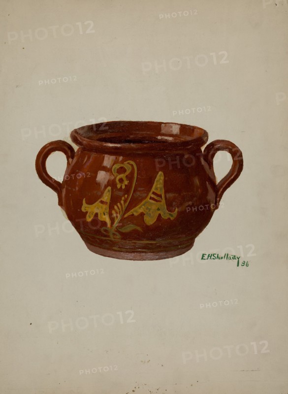 Pa. German Jar, 1936. Creator: Eugene Shellady.