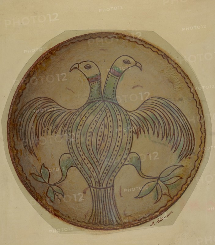 Pa. German Dish, c. 1936. Creator: Max Soltmann.