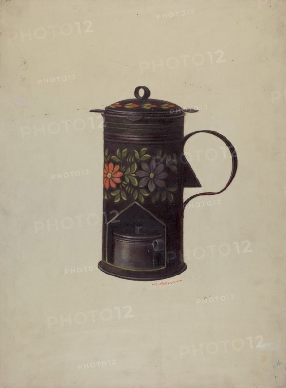 Lamp and Water Heater, c. 1937. Creator: Max Soltmann.