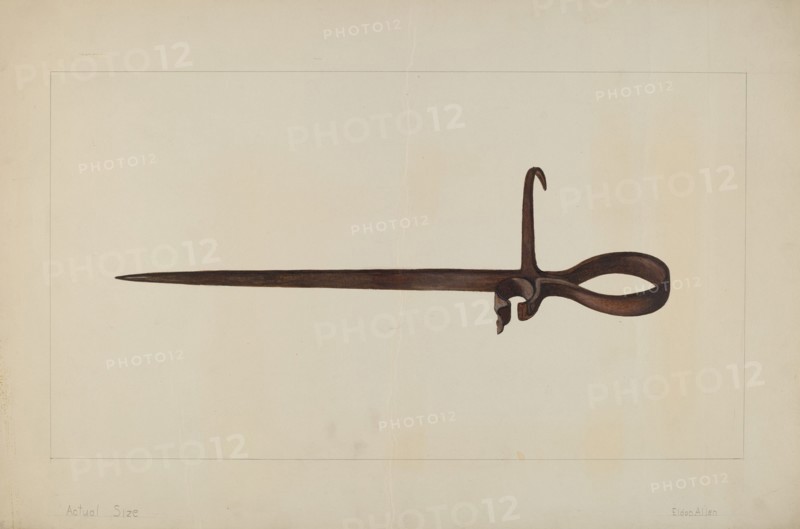 Candle Holder, c. 1938. Creator: Eldon Allen.
