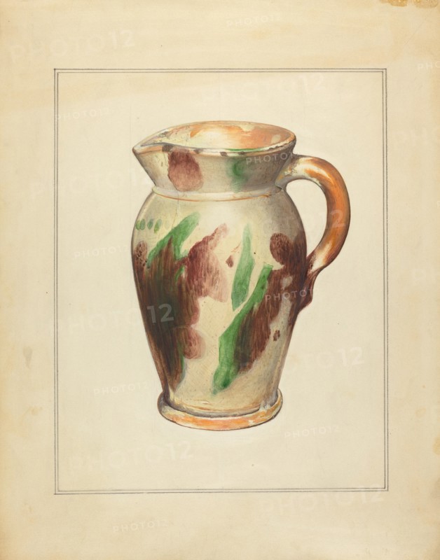 Pitcher, 1935/1942. Creator: Anna Aloisi.