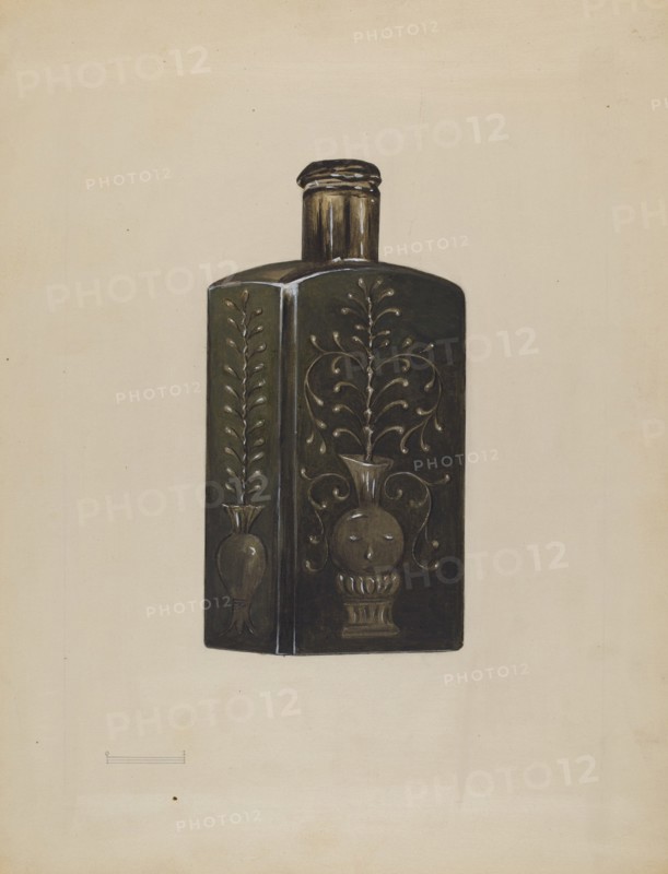 Bottle, c. 1936. Creator: Anna Aloisi.