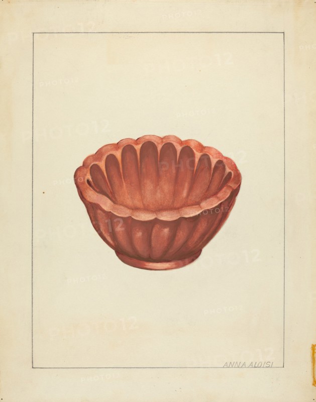 Jelly Mold, c. 1939. Creator: Anna Aloisi.