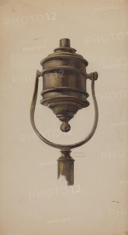 Fireman's Torch, c. 1937. Creator: Elmer G Anderson.