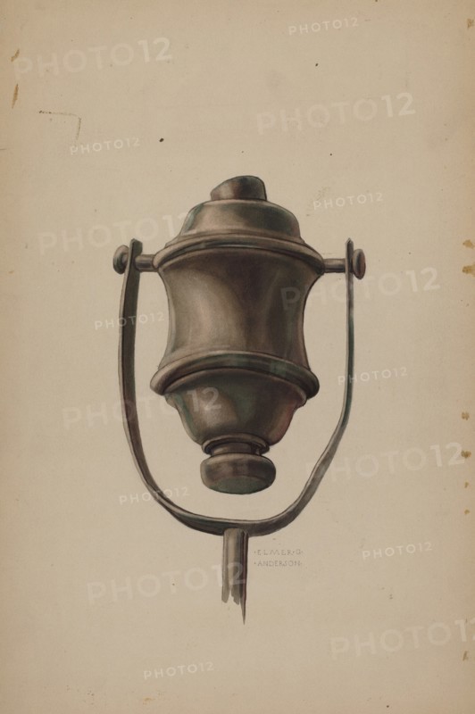 Fireman's Torch, c. 1937. Creator: Elmer G Anderson.