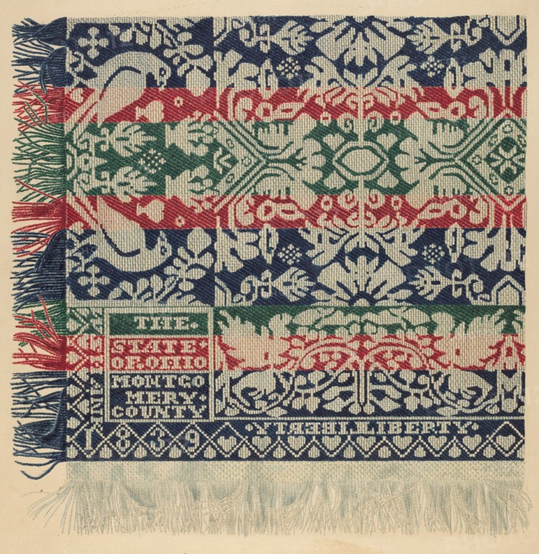 Coverlet, c. 1938. Creator: Therkel Anderson.