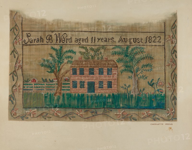 Sampler, c. 1937. Creator: Charlotte Angus.