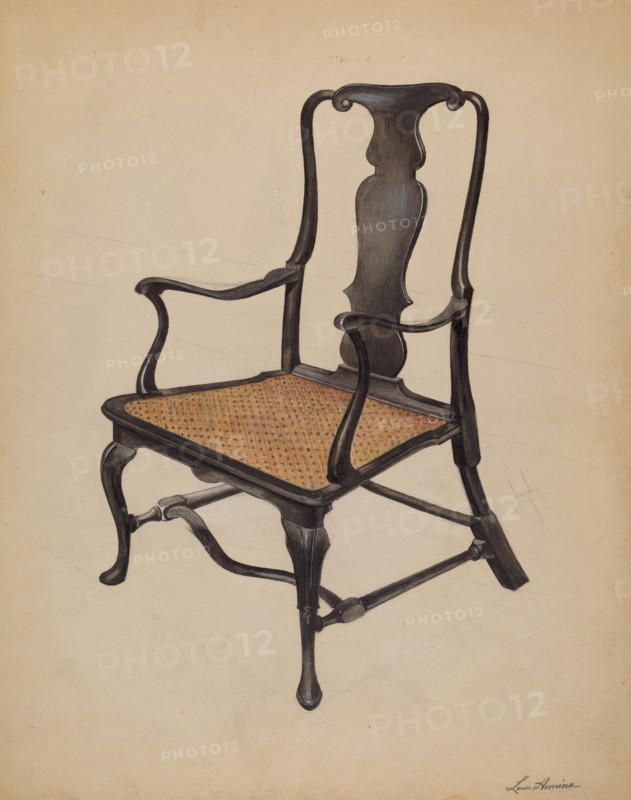 Armchair, c. 1936. Creator: Louis Annino.