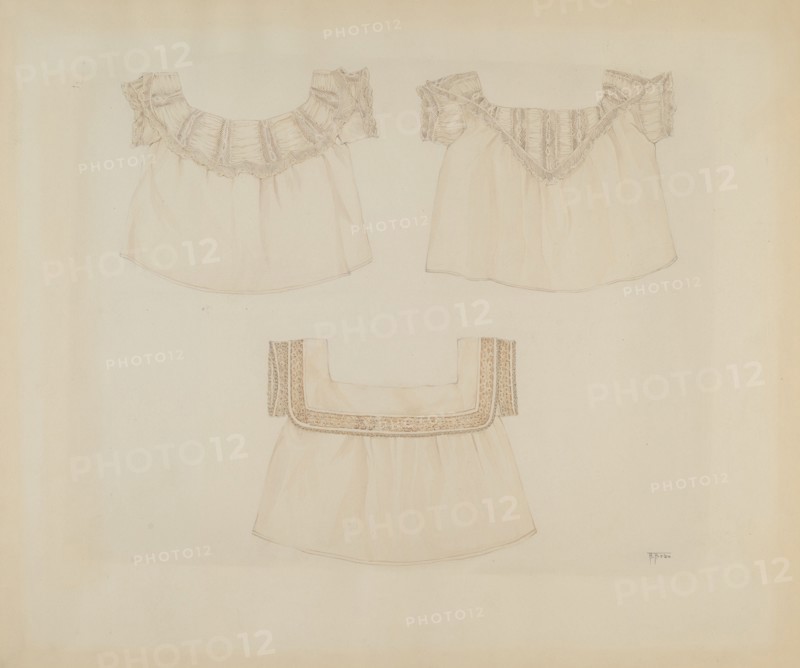 Baby's Under-waists, c. 1937. Creator: Arelia Arbo.
