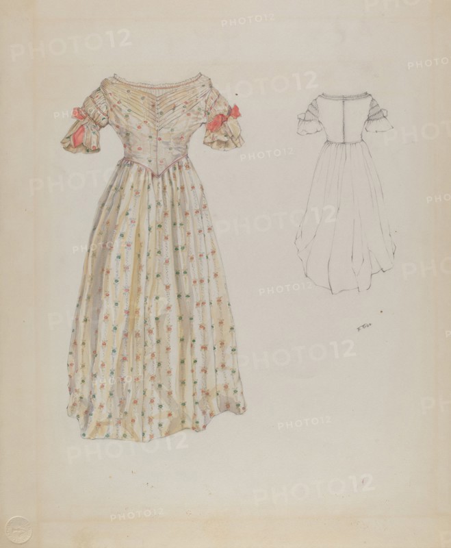 Dress, c. 1937. Creator: Arelia Arbo.